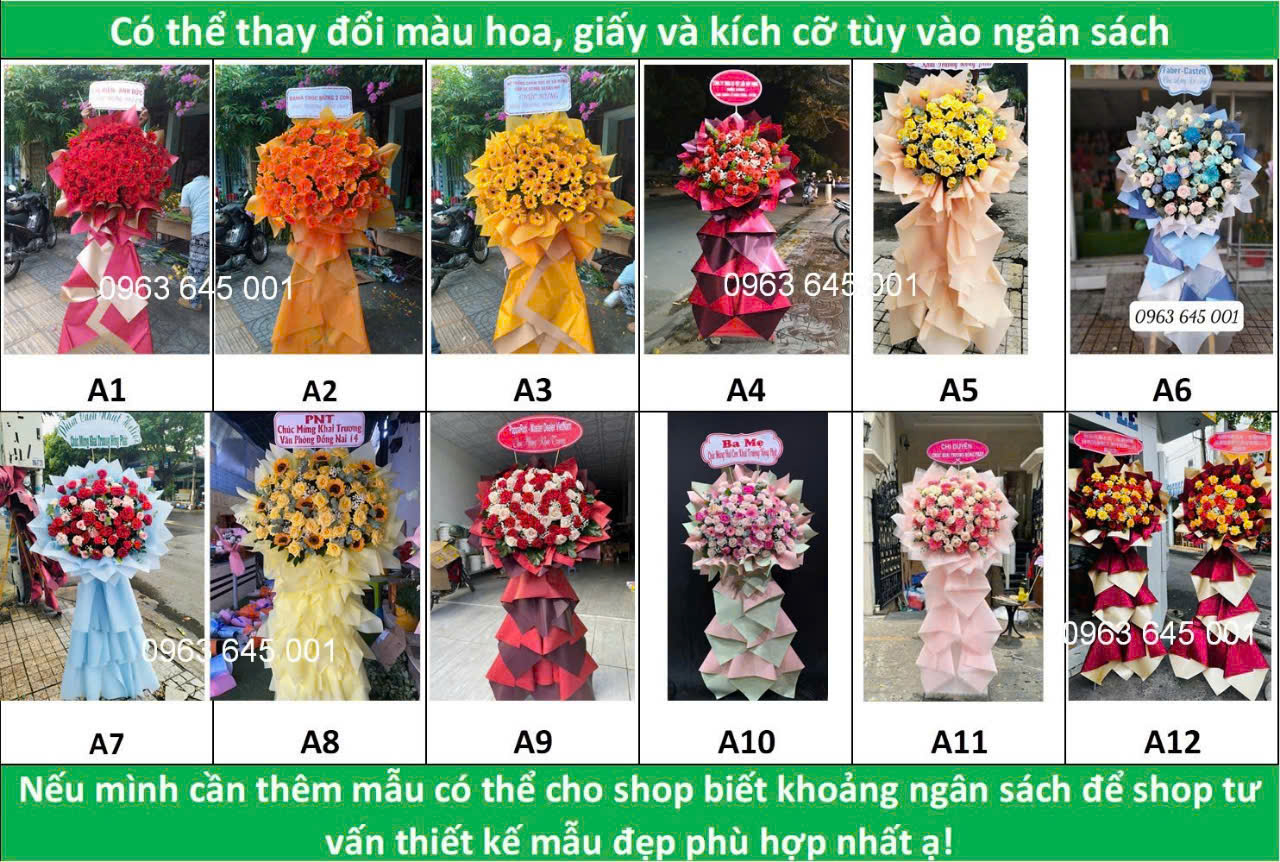 Shop hoa khai trương ở Đồng Xoài - Hoa Bình An